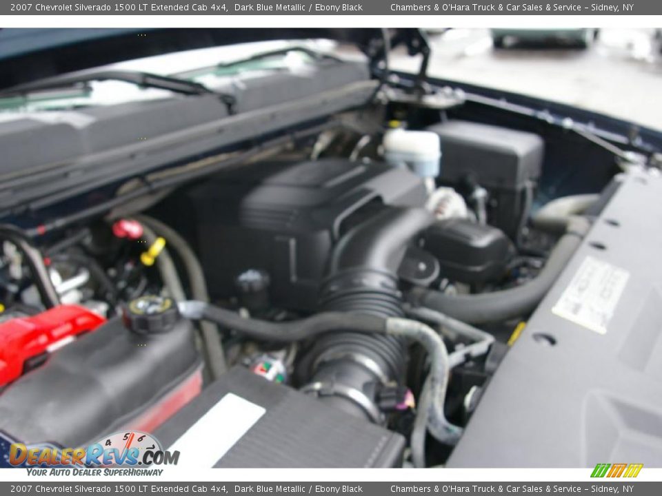 2007 Chevrolet Silverado 1500 LT Extended Cab 4x4 Dark Blue Metallic / Ebony Black Photo #15