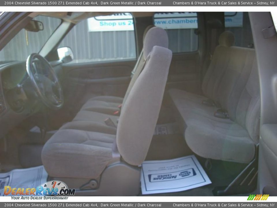 2004 Chevrolet Silverado 1500 Z71 Extended Cab 4x4 Dark Green Metallic / Dark Charcoal Photo #6