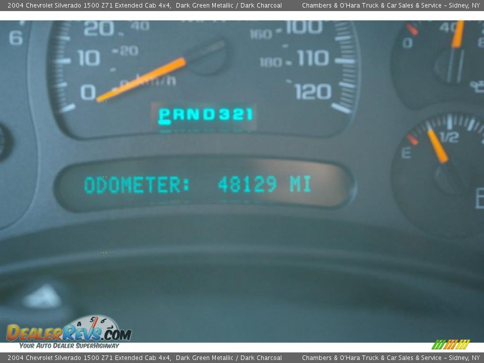 2004 Chevrolet Silverado 1500 Z71 Extended Cab 4x4 Dark Green Metallic / Dark Charcoal Photo #7