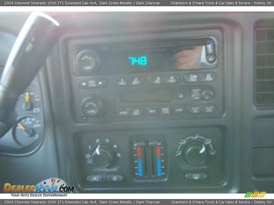 2004 Chevrolet Silverado 1500 Z71 Extended Cab 4x4 Dark Green Metallic / Dark Charcoal Photo #8