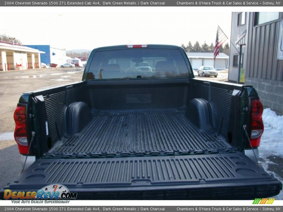 2004 Chevrolet Silverado 1500 Z71 Extended Cab 4x4 Dark Green Metallic / Dark Charcoal Photo #10