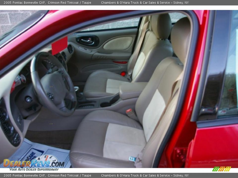 2005 Pontiac Bonneville GXP Crimson Red Tintcoat / Taupe Photo #3