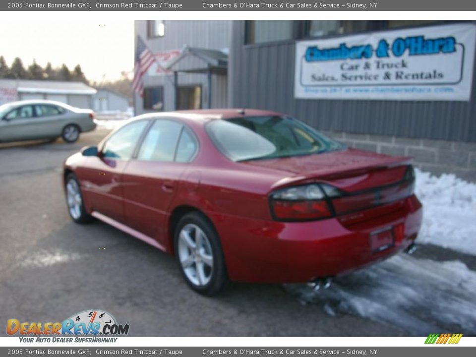 2005 Pontiac Bonneville GXP Crimson Red Tintcoat / Taupe Photo #15