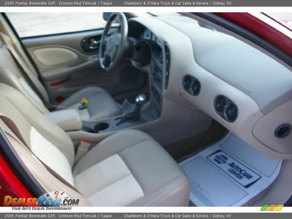 2005 Pontiac Bonneville GXP Crimson Red Tintcoat / Taupe Photo #18