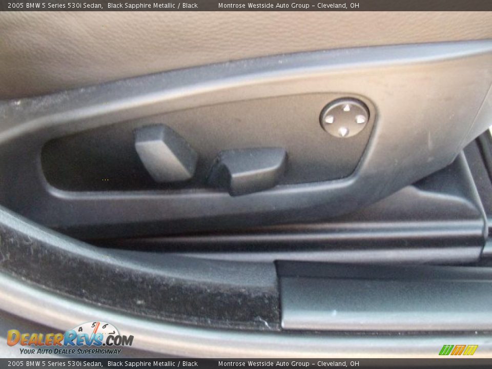 2005 BMW 5 Series 530i Sedan Black Sapphire Metallic / Black Photo #17