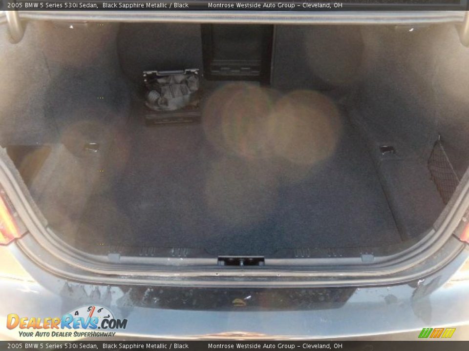 2005 BMW 5 Series 530i Sedan Black Sapphire Metallic / Black Photo #18