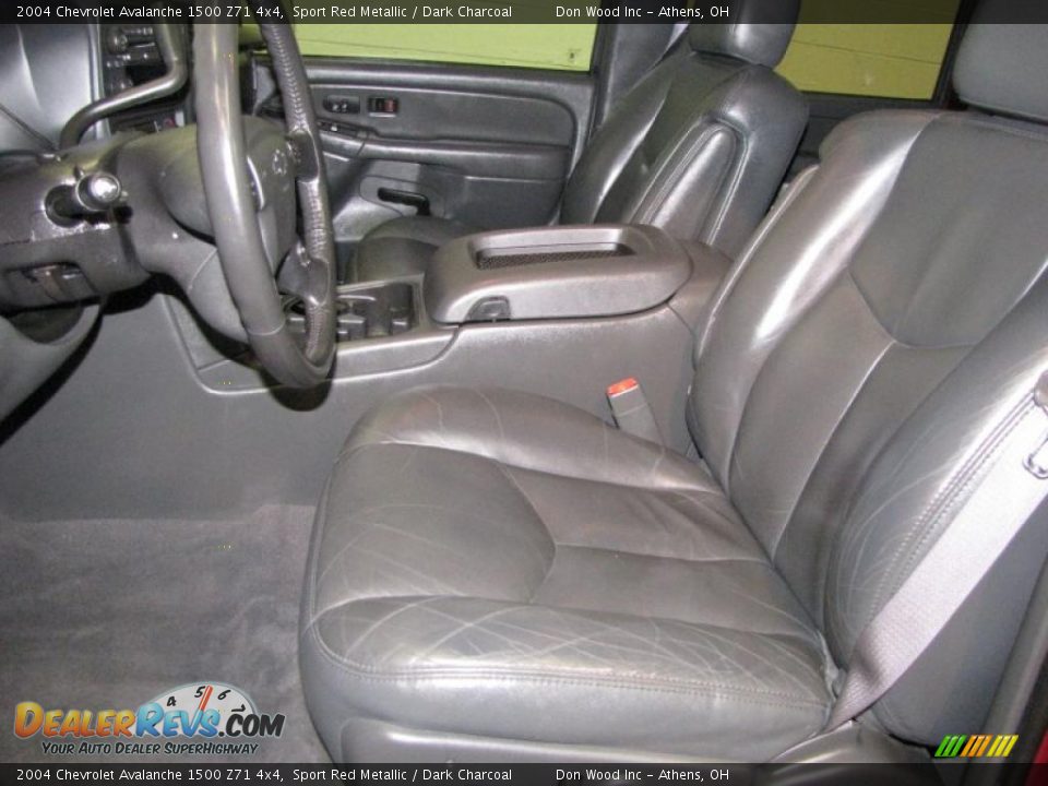 2004 Chevrolet Avalanche 1500 Z71 4x4 Sport Red Metallic / Dark Charcoal Photo #10
