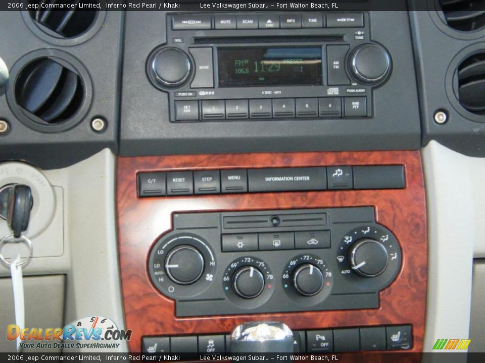 2006 Jeep Commander Limited Inferno Red Pearl / Khaki Photo #20