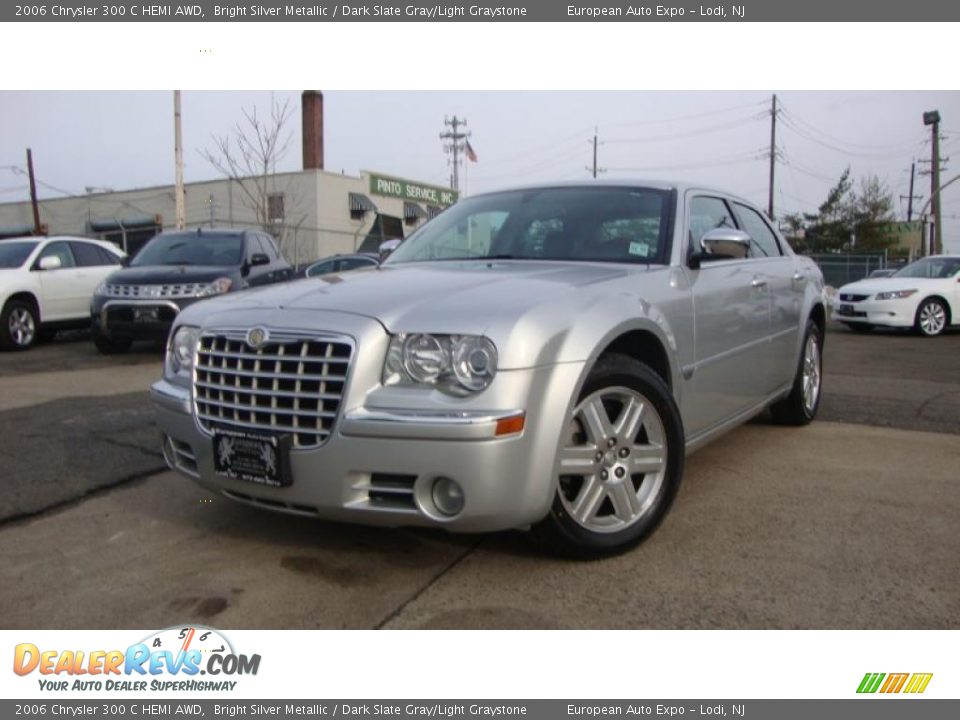 2006 Chrysler 300 C HEMI AWD Bright Silver Metallic / Dark Slate Gray/Light Graystone Photo #1