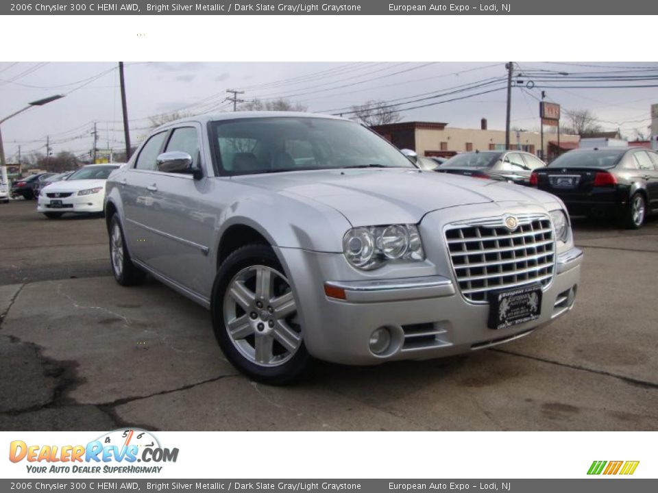 2006 Chrysler 300 C HEMI AWD Bright Silver Metallic / Dark Slate Gray/Light Graystone Photo #2
