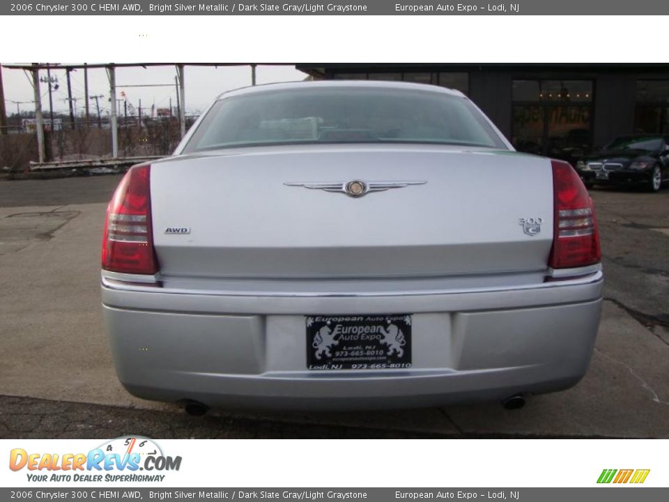2006 Chrysler 300 C HEMI AWD Bright Silver Metallic / Dark Slate Gray/Light Graystone Photo #20