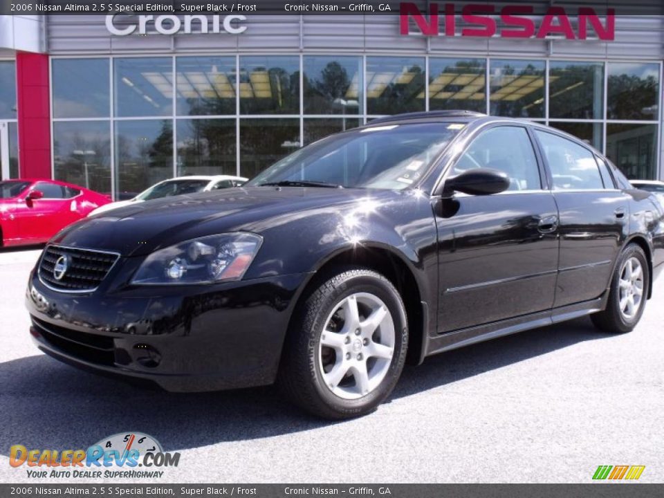 2006 Nissan Altima 2.5 S Special Edition Super Black / Frost Photo #1