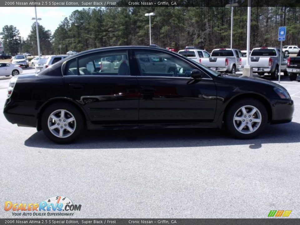 2006 Nissan Altima 2.5 S Special Edition Super Black / Frost Photo #6