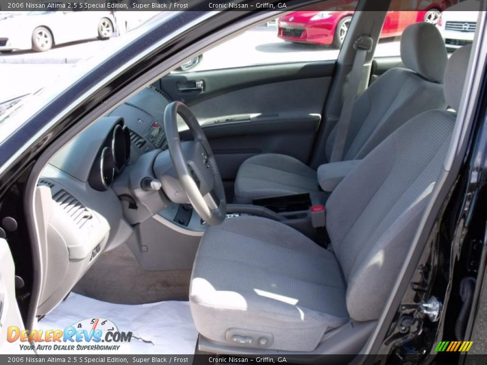 2006 Nissan Altima 2.5 S Special Edition Super Black / Frost Photo #10