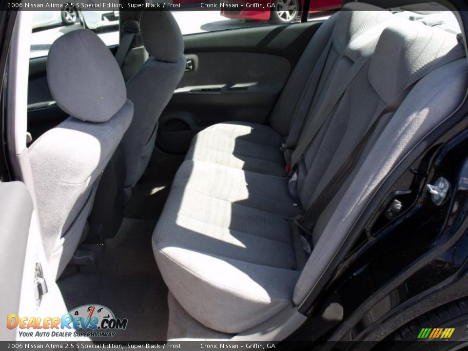 2006 Nissan Altima 2.5 S Special Edition Super Black / Frost Photo #12