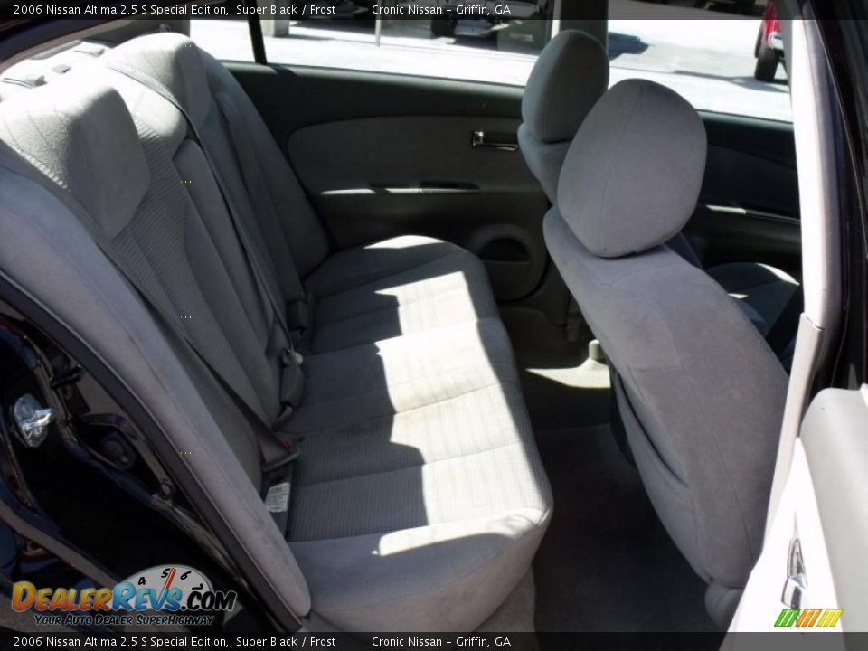 2006 Nissan Altima 2.5 S Special Edition Super Black / Frost Photo #14