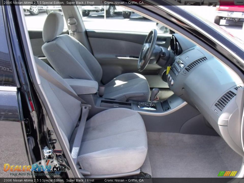 2006 Nissan Altima 2.5 S Special Edition Super Black / Frost Photo #15
