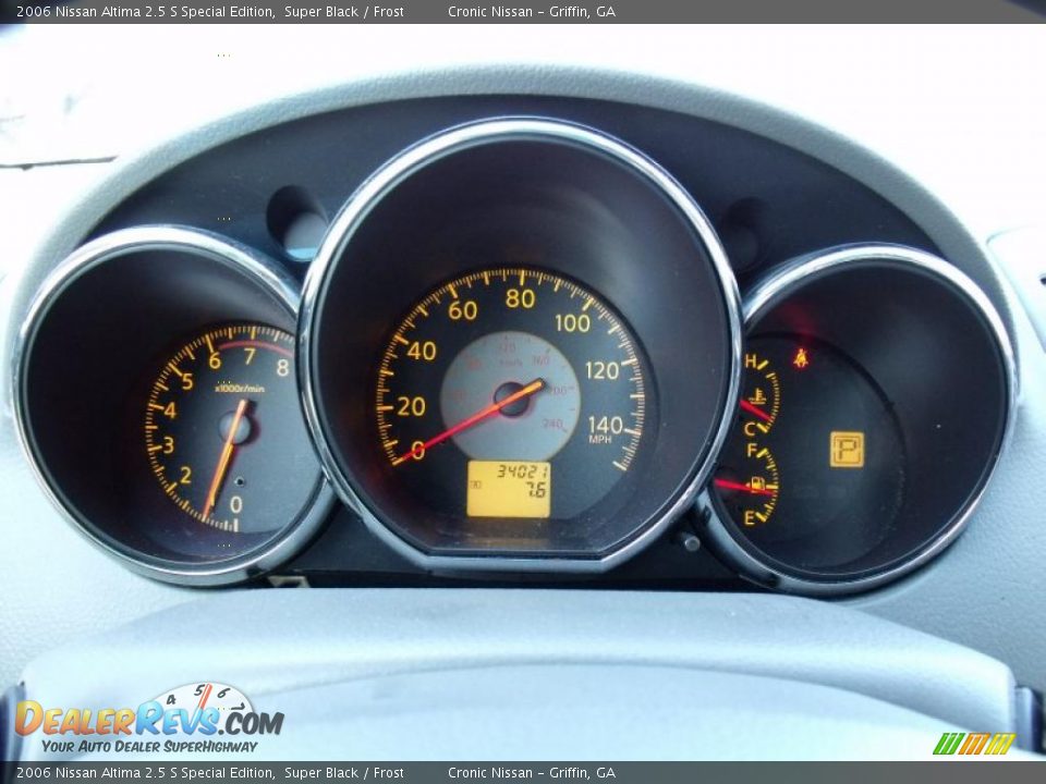 2006 Nissan Altima 2.5 S Special Edition Super Black / Frost Photo #20