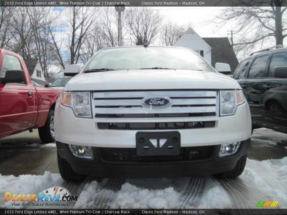 2010 Ford Edge Limited AWD White Platinum Tri-Coat / Charcoal Black Photo #2