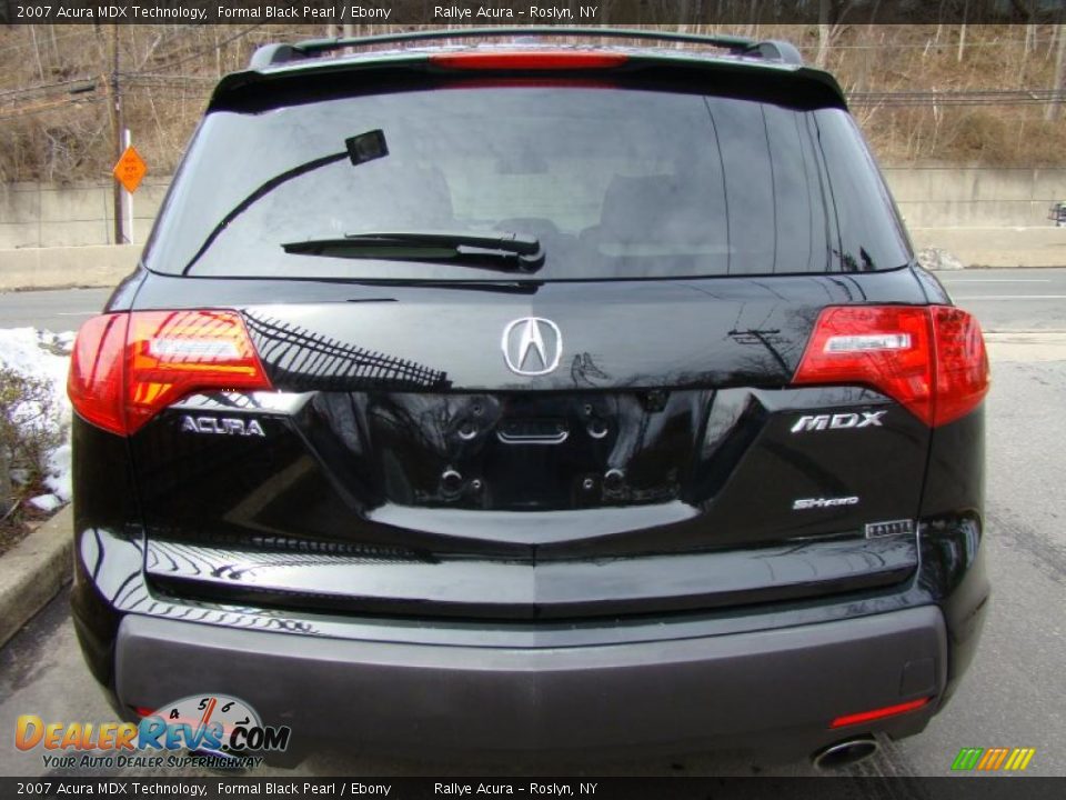 2007 Acura MDX Technology Formal Black Pearl / Ebony Photo #5
