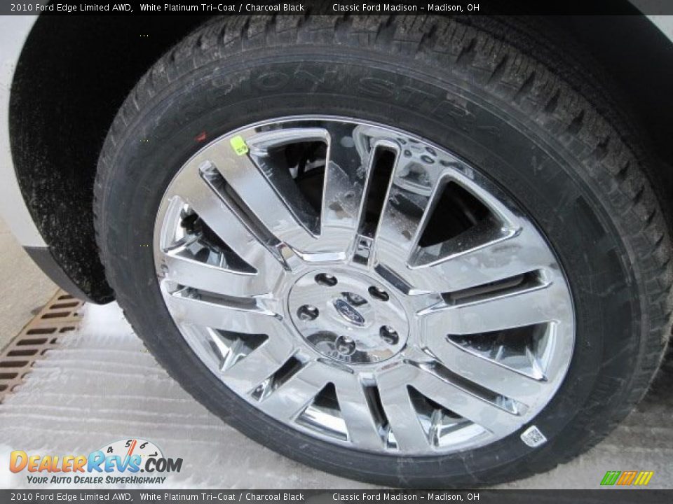 2010 Ford Edge Limited AWD White Platinum Tri-Coat / Charcoal Black Photo #5