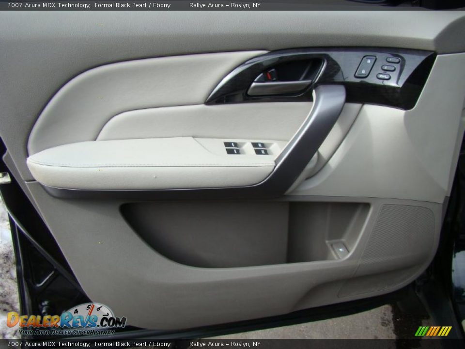2007 Acura MDX Technology Formal Black Pearl / Ebony Photo #7