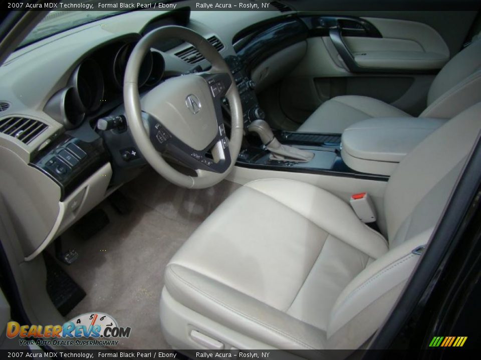 2007 Acura MDX Technology Formal Black Pearl / Ebony Photo #9
