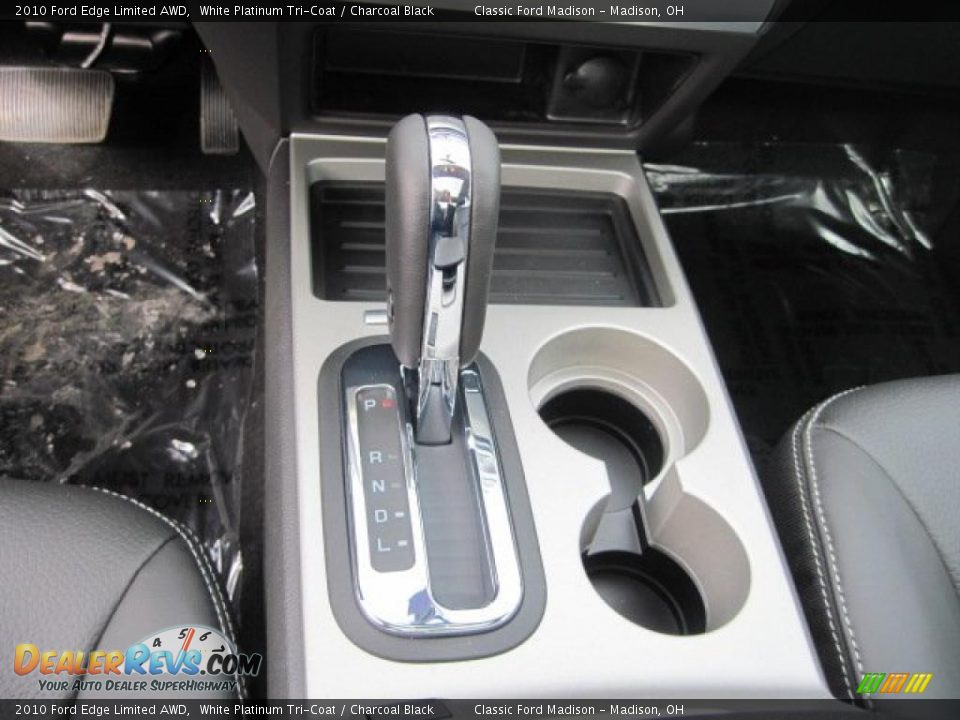 2010 Ford Edge Limited AWD White Platinum Tri-Coat / Charcoal Black Photo #10