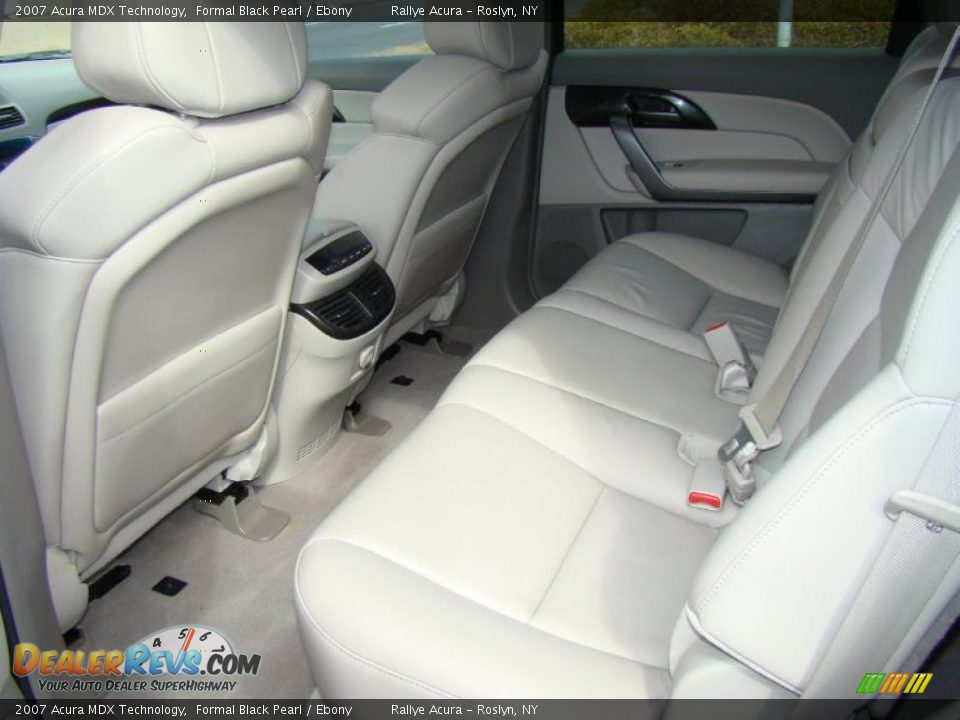 2007 Acura MDX Technology Formal Black Pearl / Ebony Photo #11