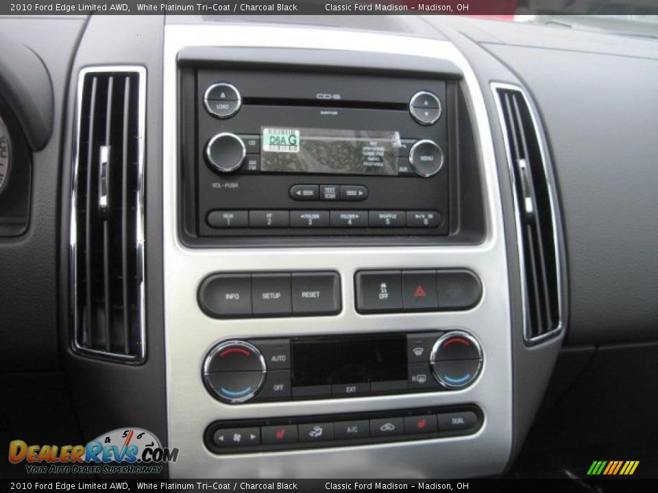 2010 Ford Edge Limited AWD White Platinum Tri-Coat / Charcoal Black Photo #11