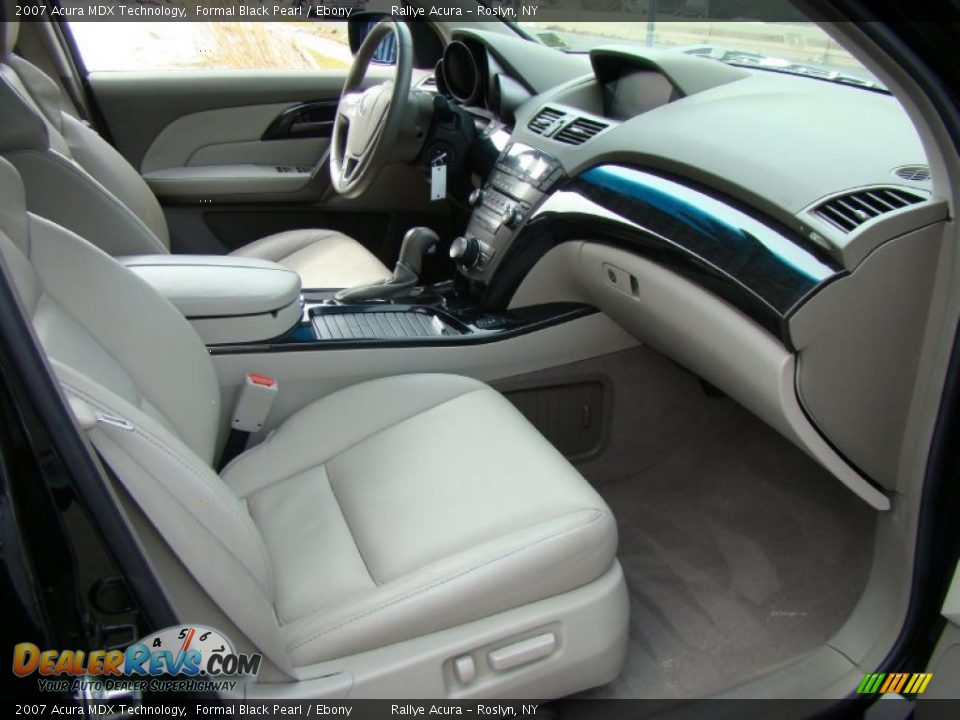 2007 Acura MDX Technology Formal Black Pearl / Ebony Photo #12