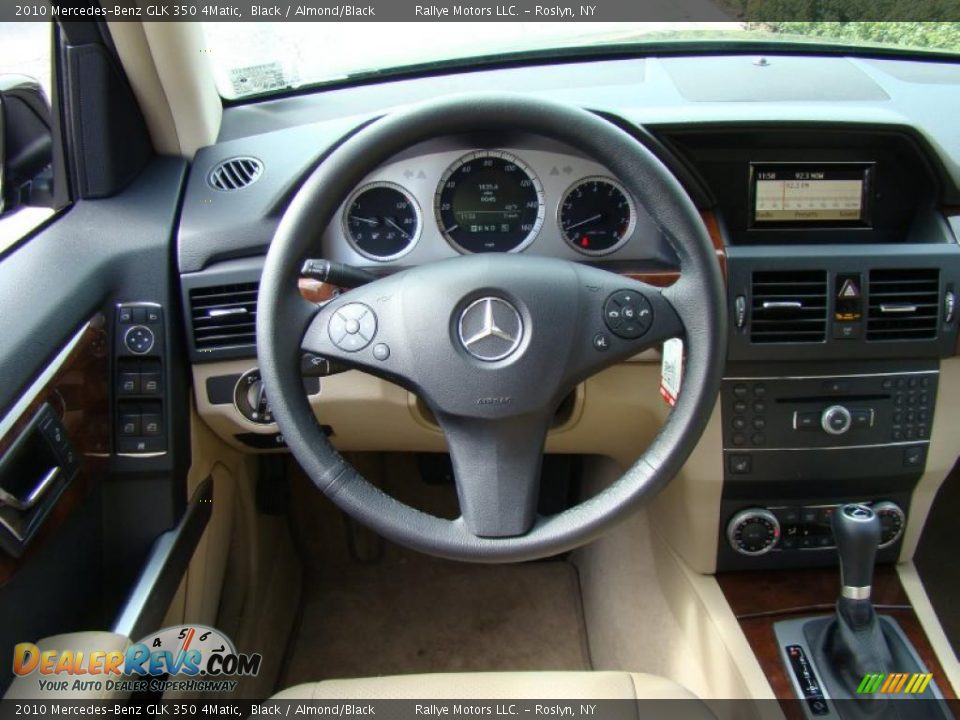 2010 Mercedes-Benz GLK 350 4Matic Black / Almond/Black Photo #11
