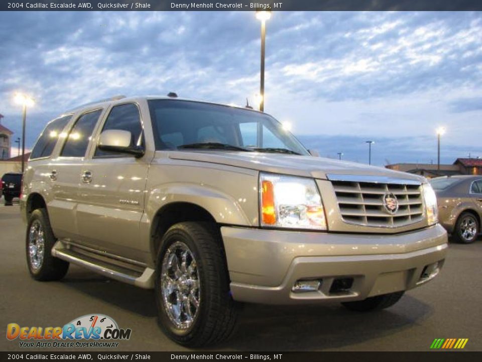 2004 Cadillac Escalade AWD Quicksilver / Shale Photo #3