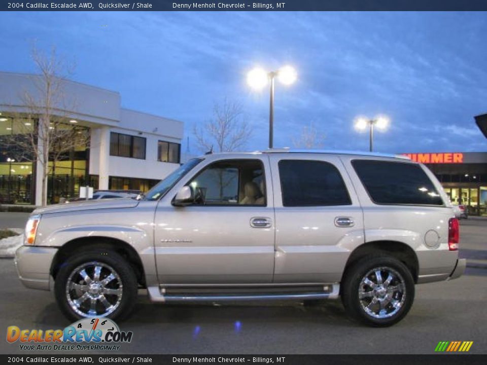 2004 Cadillac Escalade AWD Quicksilver / Shale Photo #9