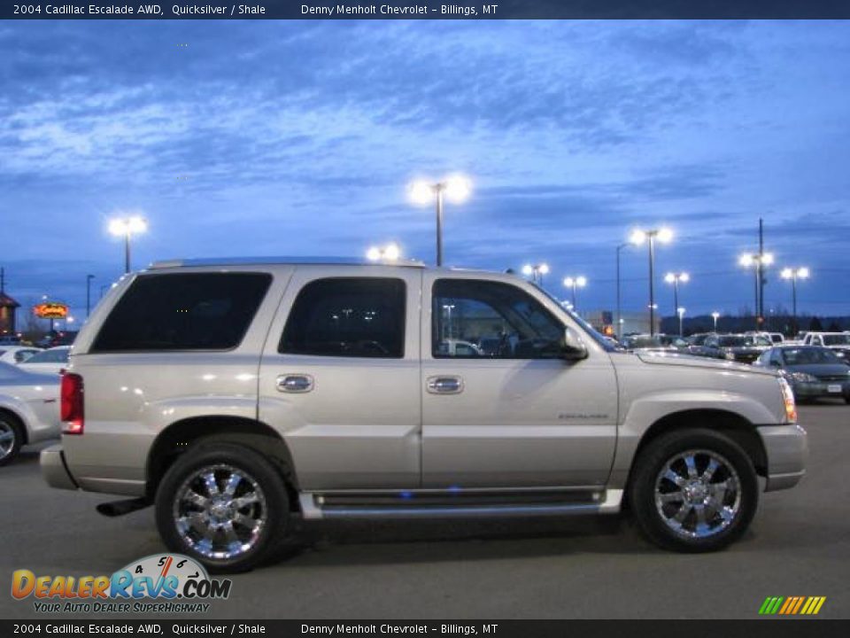 2004 Cadillac Escalade AWD Quicksilver / Shale Photo #12