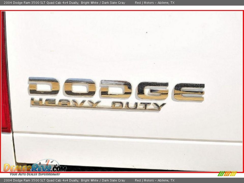 2004 Dodge Ram 3500 SLT Quad Cab 4x4 Dually Bright White / Dark Slate Gray Photo #5