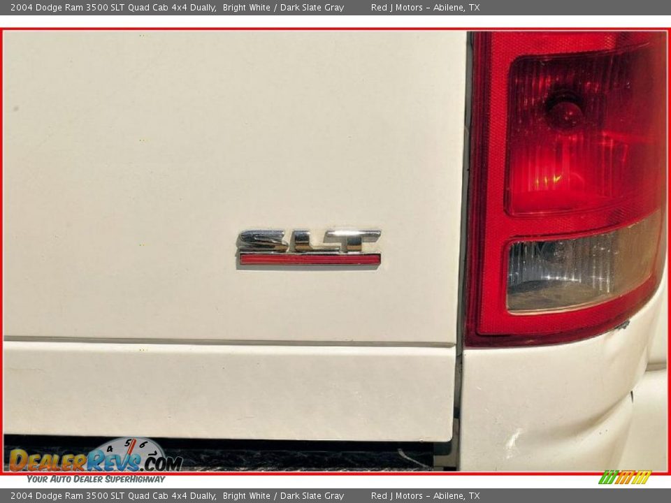 2004 Dodge Ram 3500 SLT Quad Cab 4x4 Dually Bright White / Dark Slate Gray Photo #6