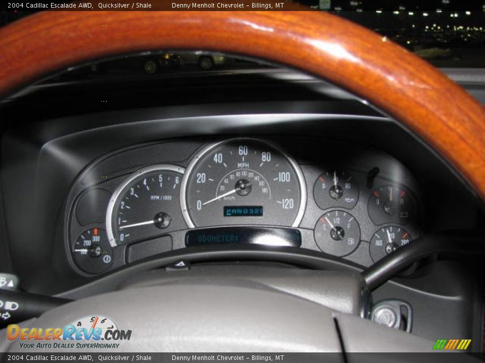 2004 Cadillac Escalade AWD Quicksilver / Shale Photo #25