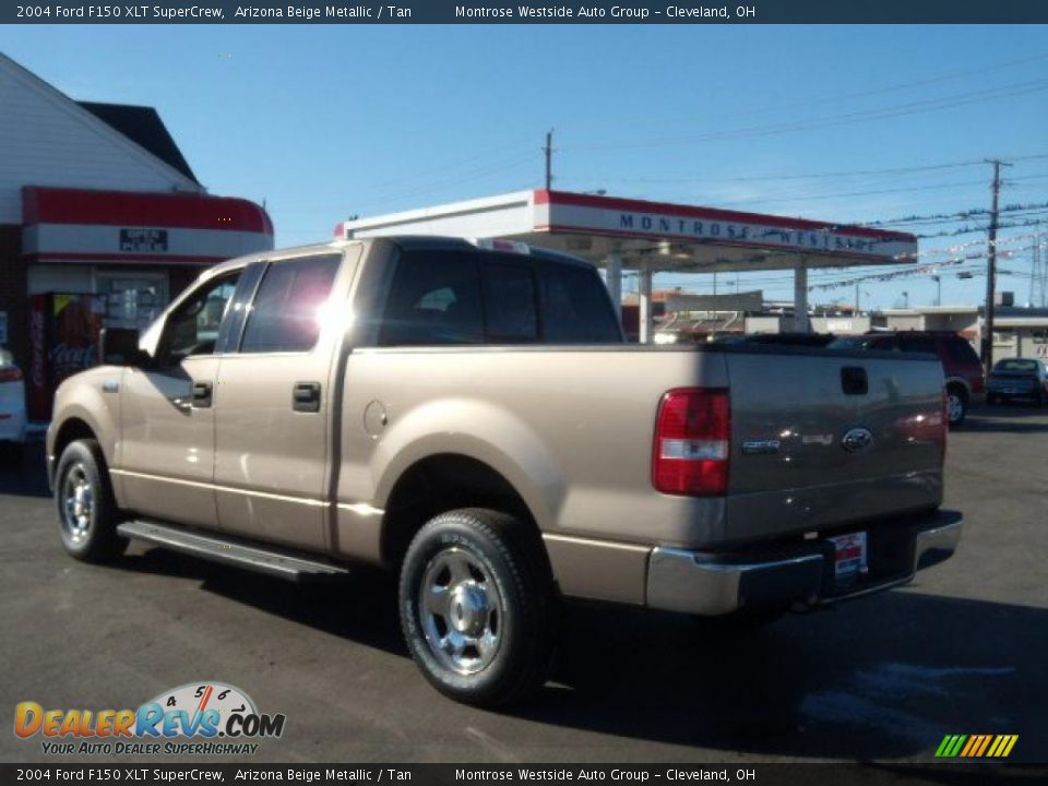 2004 Ford F150 XLT SuperCrew Arizona Beige Metallic / Tan Photo #3