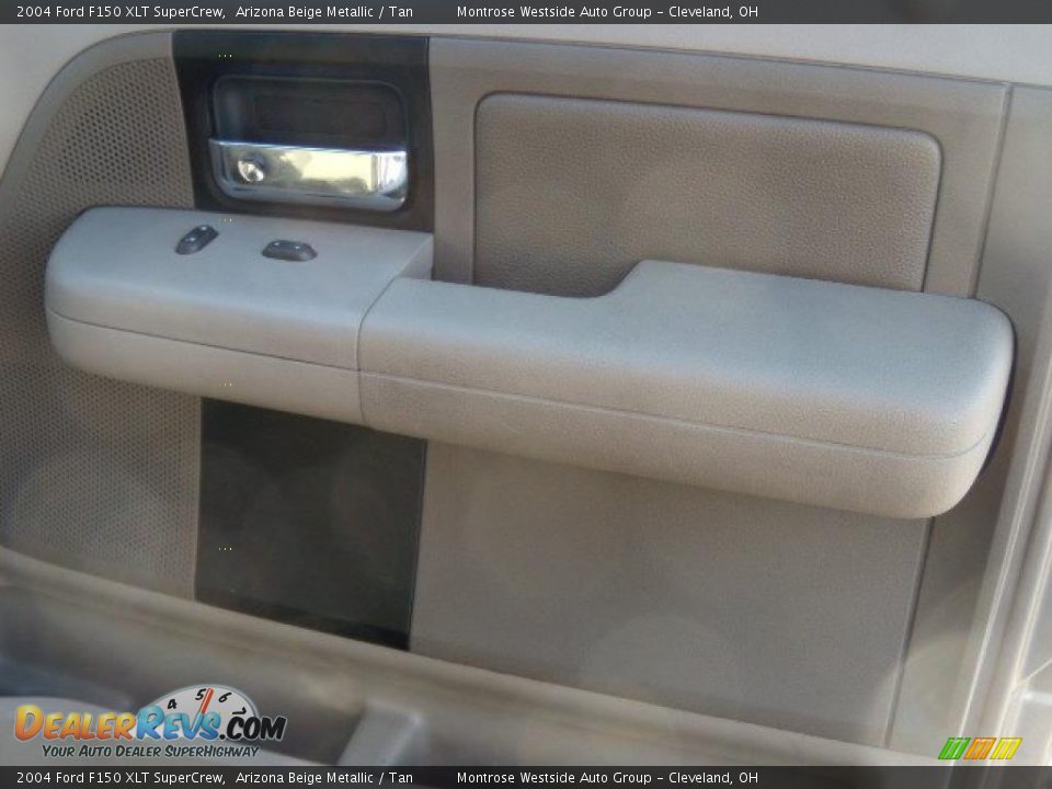 2004 Ford F150 XLT SuperCrew Arizona Beige Metallic / Tan Photo #9