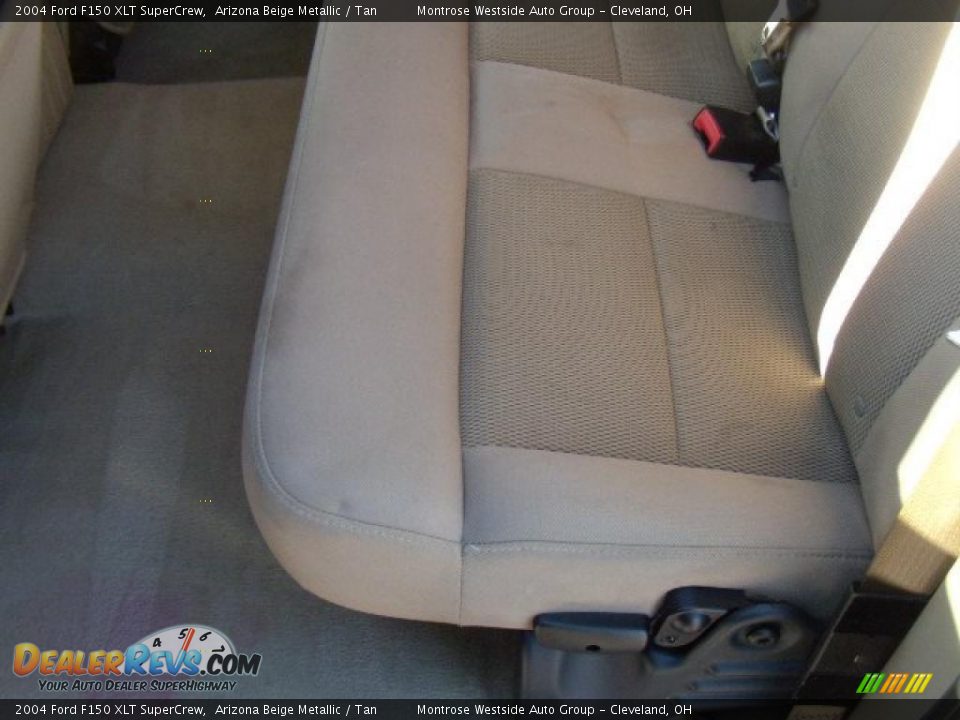2004 Ford F150 XLT SuperCrew Arizona Beige Metallic / Tan Photo #10