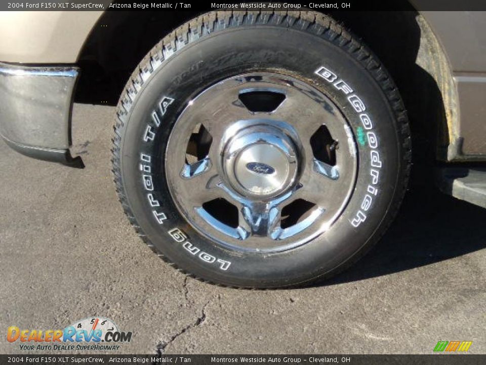 2004 Ford F150 XLT SuperCrew Arizona Beige Metallic / Tan Photo #19