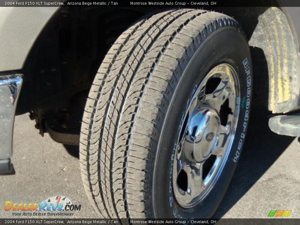 2004 Ford F150 XLT SuperCrew Arizona Beige Metallic / Tan Photo #20