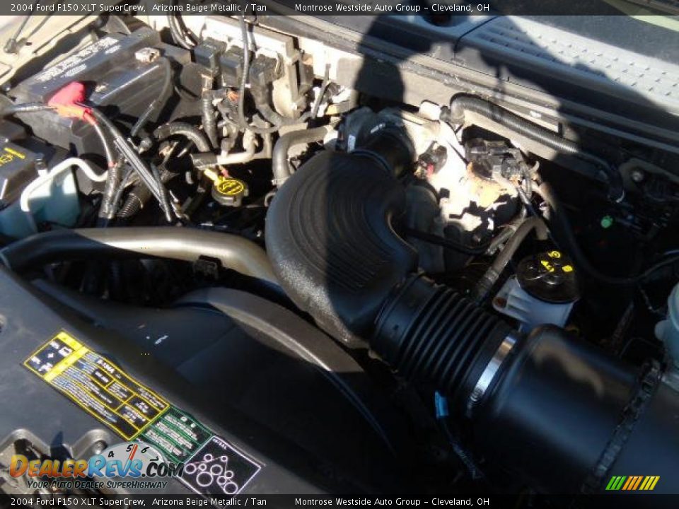 2004 Ford F150 XLT SuperCrew Arizona Beige Metallic / Tan Photo #21