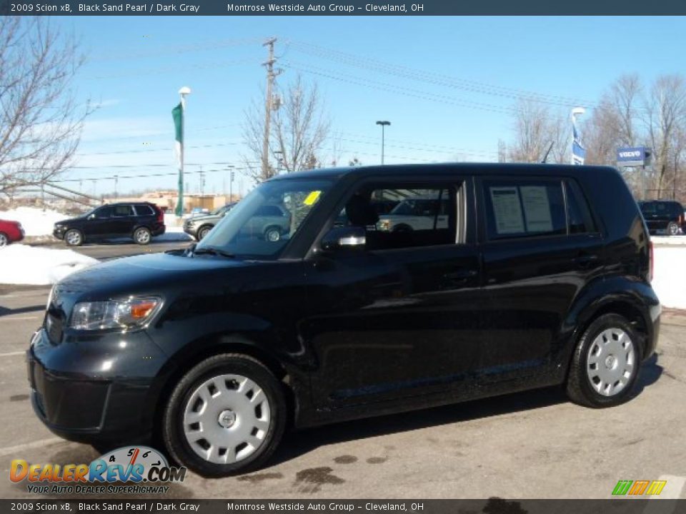 2009 Scion xB Black Sand Pearl / Dark Gray Photo #2