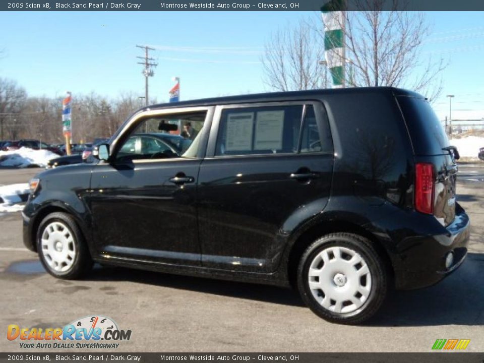 2009 Scion xB Black Sand Pearl / Dark Gray Photo #3