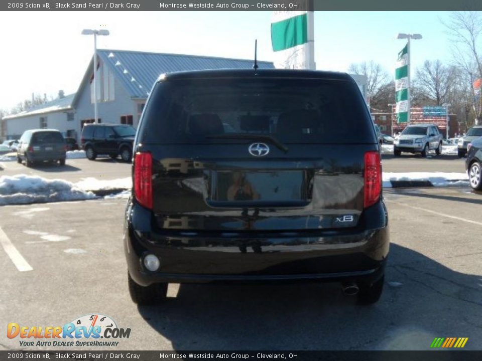 2009 Scion xB Black Sand Pearl / Dark Gray Photo #4