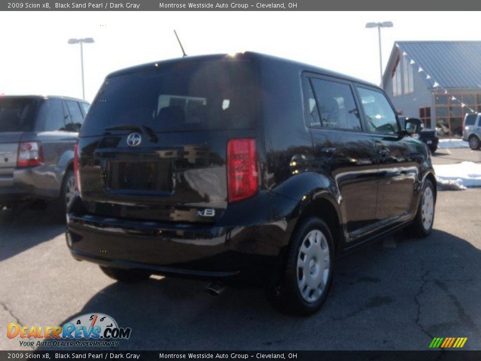 2009 Scion xB Black Sand Pearl / Dark Gray Photo #5