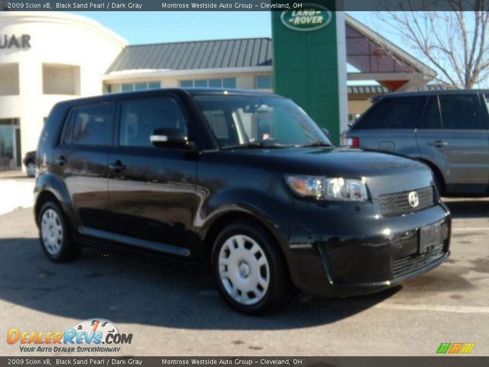 2009 Scion xB Black Sand Pearl / Dark Gray Photo #7