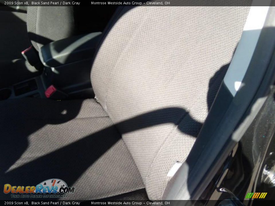 2009 Scion xB Black Sand Pearl / Dark Gray Photo #9